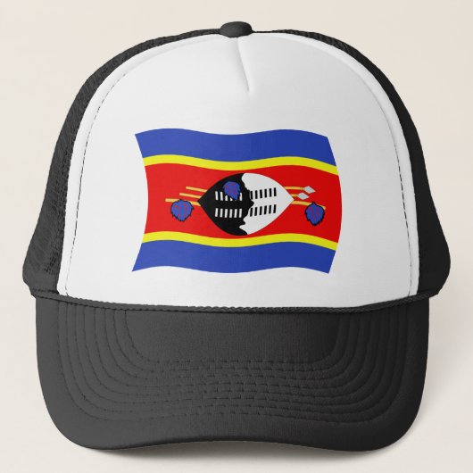 スワジランドの国旗ハット キャップ (正面)