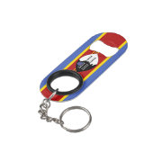 スワジランド国旗 キーホルダー栓抜き (裏面アングル)