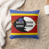 スワジランド国旗 クッション (ブランケット)