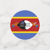 スワジランド国旗 コンフェッティ (スモール正面)