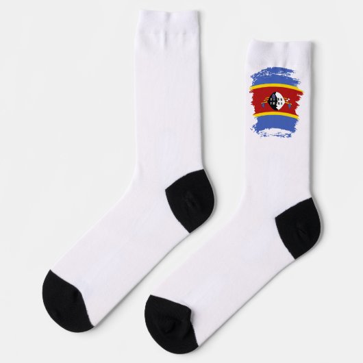 スワジランド国旗 ソックス (左)