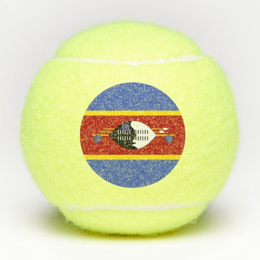 スワジランド国旗 テニスボール (正面)