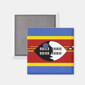 スワジランド国旗 マグネット (正面/裏面)