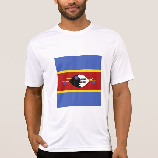スワジランド国旗 Tシャツ (正面)