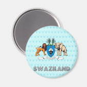スワジランド・コート・オブ・アームズ マグネット (正面/裏面)