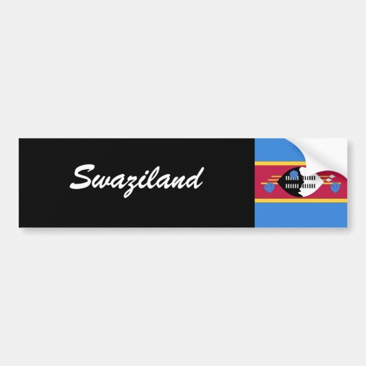スワジランド バンパーステッカー (正面)