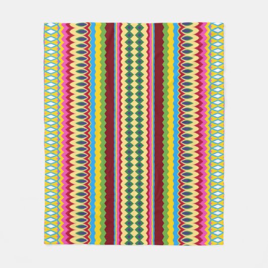 スワストライプールズ フリースブランケット (正面)