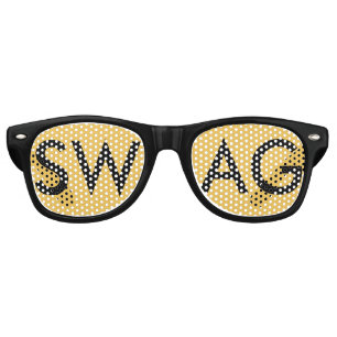 スワッグの陰 レトロサングラス