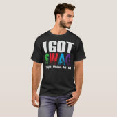 スワッグの黒いTシャツ Tシャツ (正面フル)