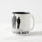 スワッグは男の子-マグのためです ツートーンマグカップ (正面右)