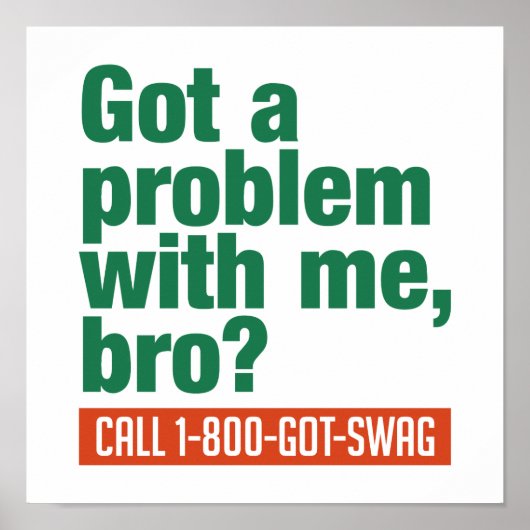 スワッグカスタムポスター ポスター (正面)