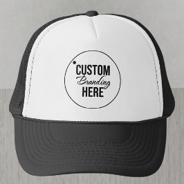 スワッグカスタムロゴ従業員または従業員の白黒 キャップ