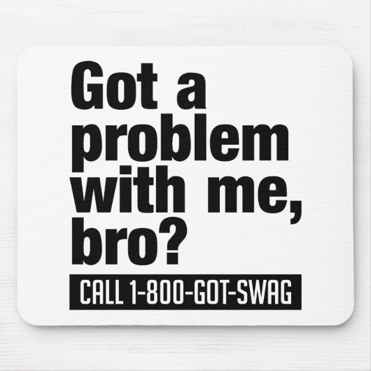 スワッグカスタム口 マウスパッド (正面)