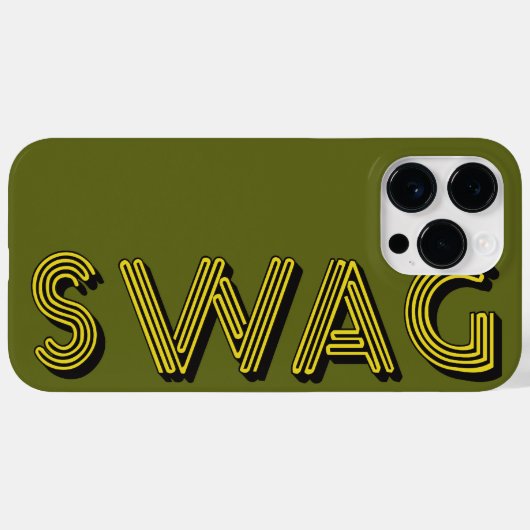 スワッグカスタムiPhoneケース Case-Mate iPhoneケース (裏面 (横))