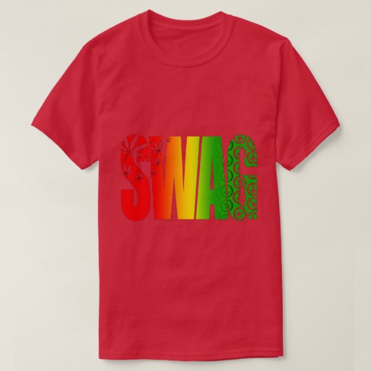 スワッグカラーTシャツ Tシャツ (デザイン正面)