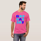 スワッグゲイスタイル。ビ誇りを持った. Tシャツ (正面フル)