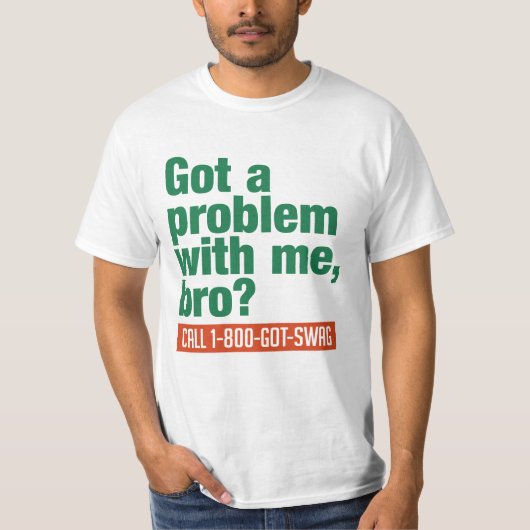 スワッグシャツ – 選択スタイル&カラー Tシャツ (正面)