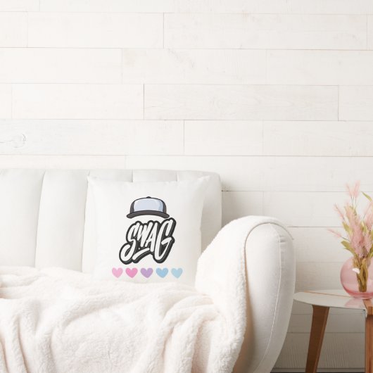 スワッグタイポグラフィアートデザイン クッション (ソファ)