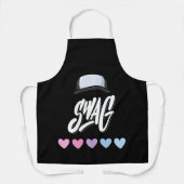 スワッグタイポグラフィ エプロン (正面)