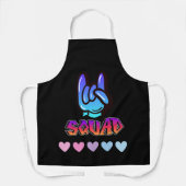 スワッグタイポグラフィ エプロン (正面)