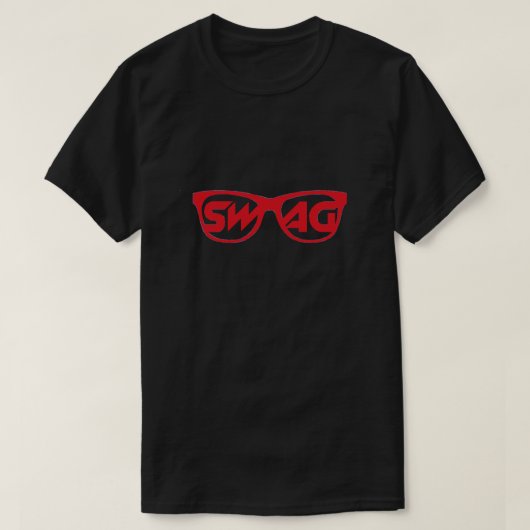 スワッグメガネTシャツ Tシャツ (デザイン正面)