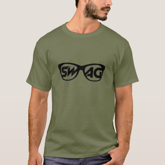スワッグメガネTシャツ Tシャツ (正面)