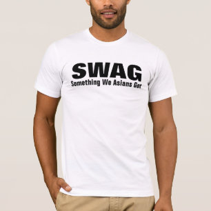 スワッグ何か私達得られるアジア人 Tシャツ