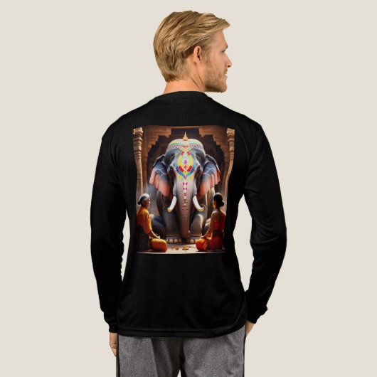 スワッグ経 – 究極のスタイル宣言Tee トライブレンドTシャツ (背面全体)