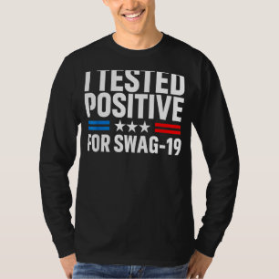 スワッグ19前向きT引用文Wのテストを男性へ実施 Tシャツ