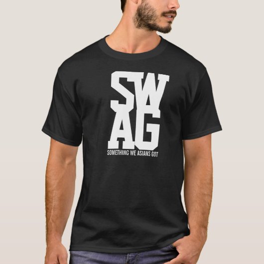 スワッグ: 私達アジア人3 Tシャツ (正面)