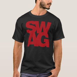 スワッグ-赤 Tシャツ