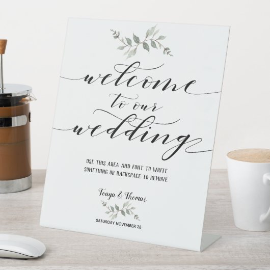 スワッシュフォント書道は私たち結婚の 台座サイン (インサイチュ)