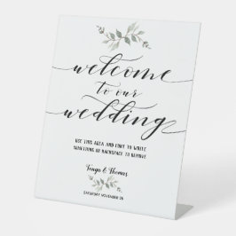 スワッシュフォント書道は私たち結婚の 台座サイン