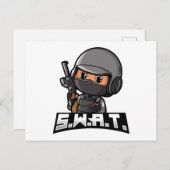 スワット ポストカード (正面/裏面)