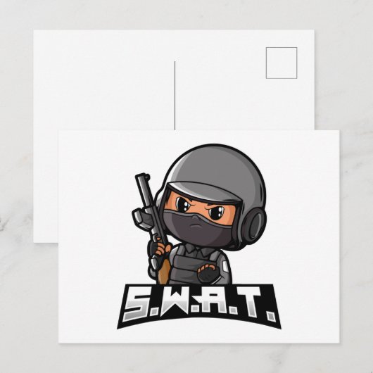 スワット ポストカード (正面/裏面)