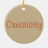 スワディシュタナまたはサクラル第2チャクラ セラミックオーナメント (裏面)