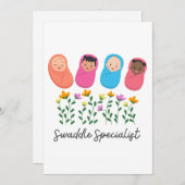 スワドルスペシャリストNICUナースNeoNatal シーズンカード (正面/裏面)