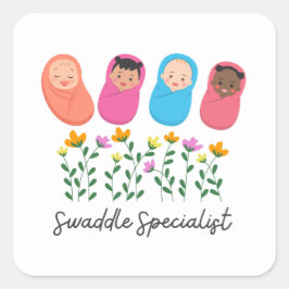 スワドルスペシャリストNICUナースNeoNatal スクエアシール