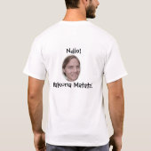 スワヒリ語を話しますか。 Tシャツ (裏面)