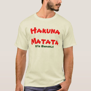 スワヒリ語を話すために学んで下さい Tシャツ