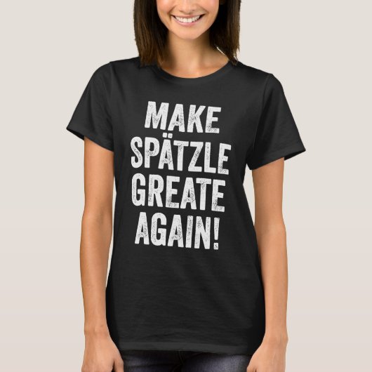スワビアンことわざスワビアン方言スパイツル Tシャツ (正面)