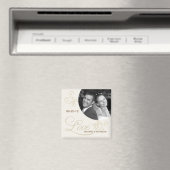 スワビクトリアンール – 日付写真マグネットを保存 マグネット (インサイチュ (食洗機))