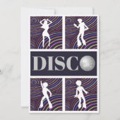 スワファンキーールディスコテーマ70のパーティー 招待状 (正面)
