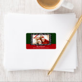 スワファンシーールフレームのフォト差出人住所ラベル ラベル (インサイチュ)