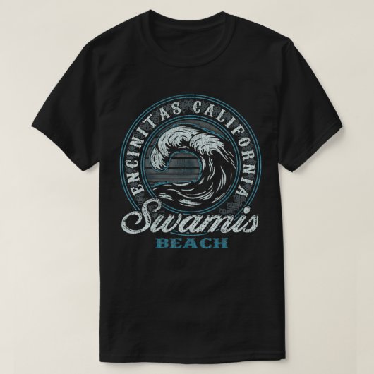スワミスレトロ波形サークルギフト Tシャツ (デザイン正面)