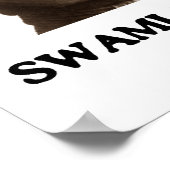 スワミ・ヴィヴェカナンダの男性が不死の材料に達した ポスター (角)