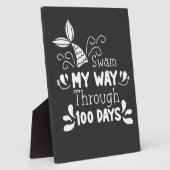 スワムマイウェイ100日の学校 フォトプラーク (側面)
