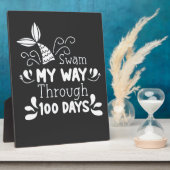 スワムマイウェイ100日の学校 フォトプラーク (側面)