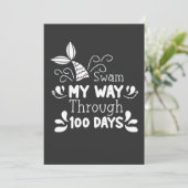 スワムマイウェイ100日の学校 招待状 (スタンド正面)