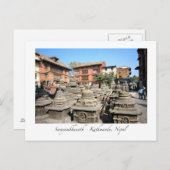 スワヤンブナスビュー ポストカード (正面/裏面)